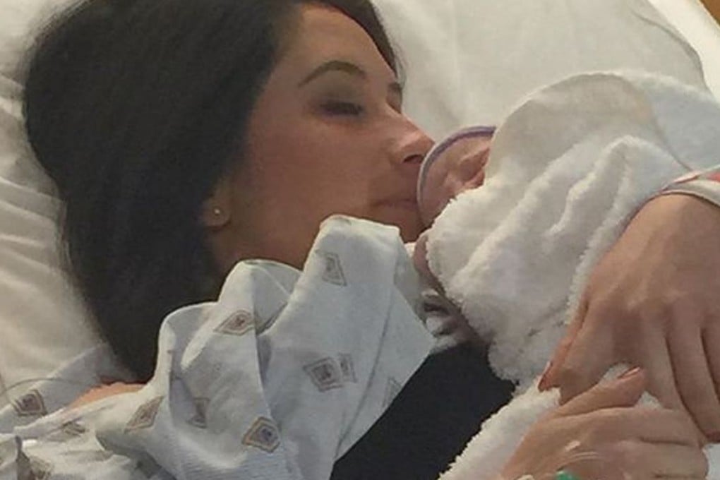 Bristol Palin, who launched an abstinence campaign after giving birth as an unwed teenage mother, posted on Instagram that she gave birth to a girl, Sailor Grace. Photo: Instagram