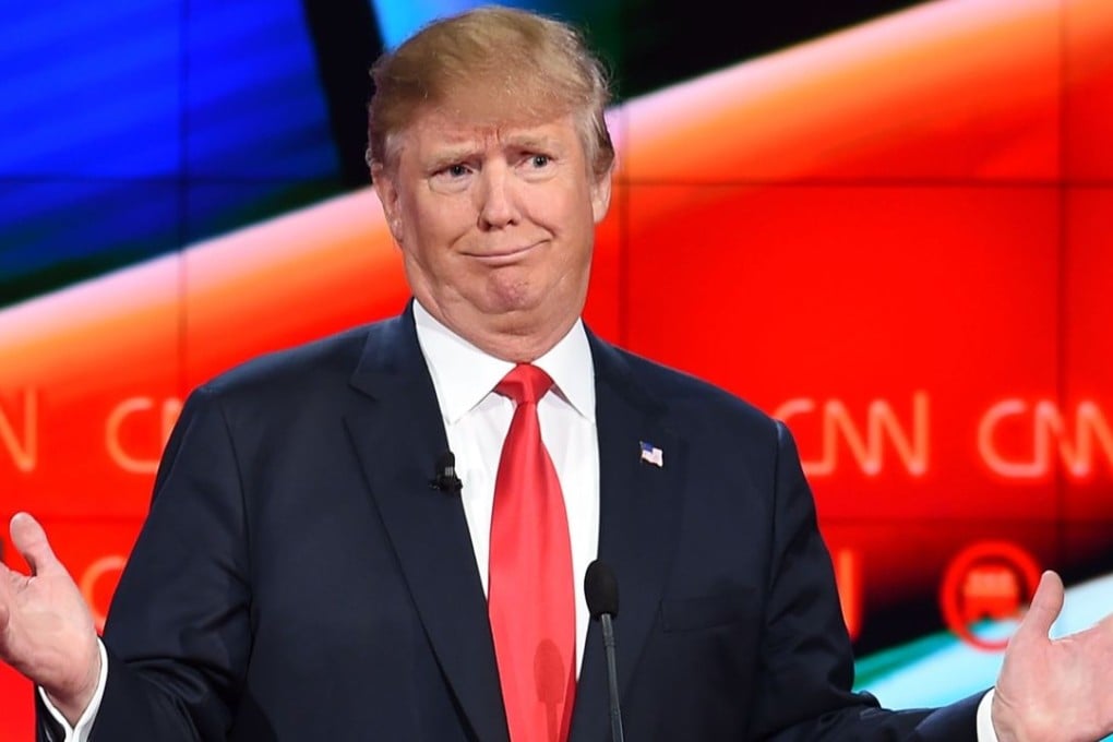 Republican presidential candidate Donald Trump speaks of China primarily as a cheater. Photo: AFP