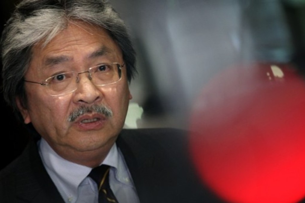 Financial Secretary John Tsang Chun-wah put a positive spin on localism in the city