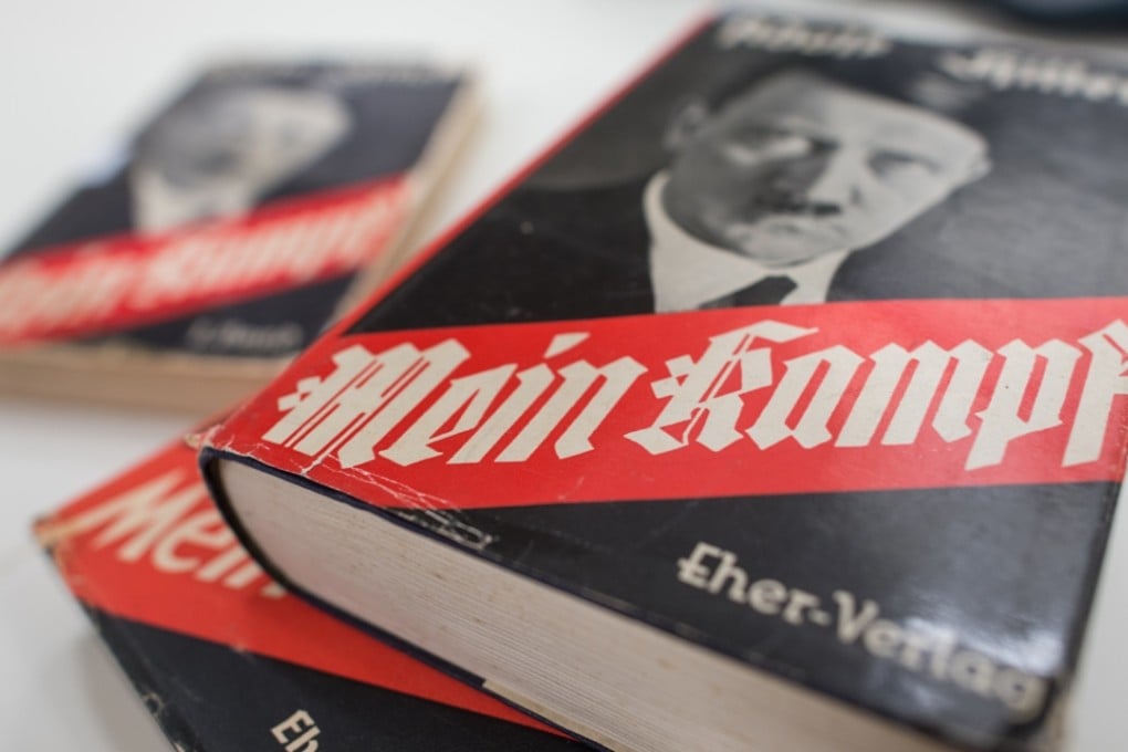 Old editions of Adolf Hitler's “Mein Kampf” are on display at the Institute for Contemporary History in Munich. Photo: EPA