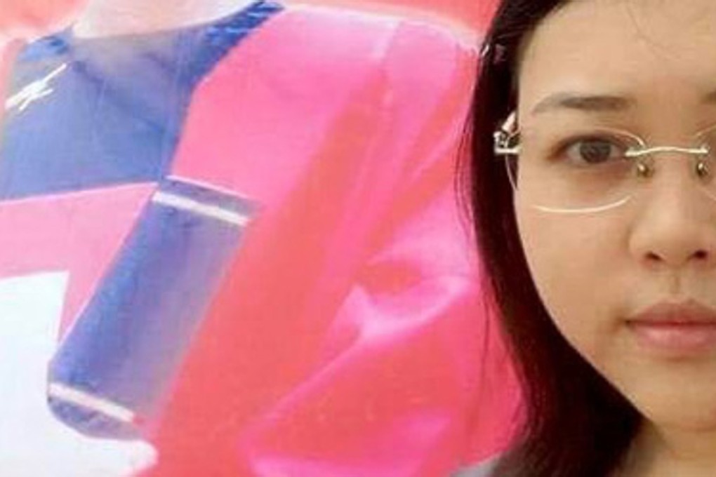 Chaw Sandi Tun, 25, was arrested in October after a post on her Facebook page made fun of the army. Photo: Facebook