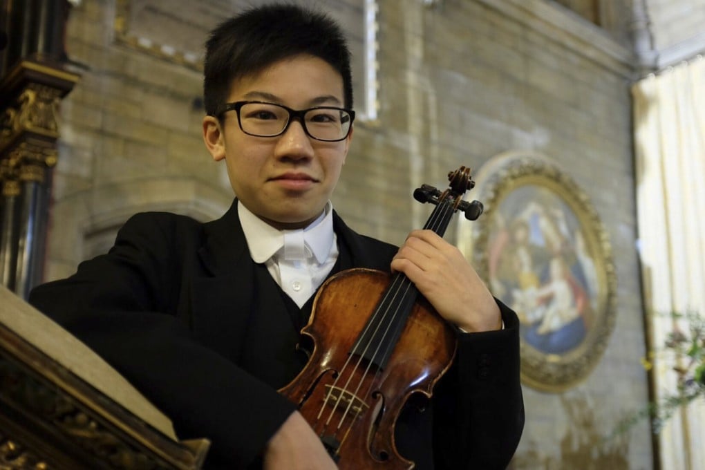 Violinist Hong Kiu Mak.