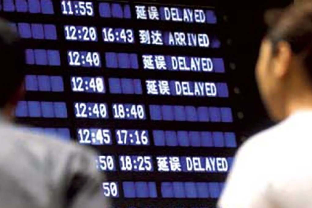 The air traveller opted against waiting for his delayed flight with China Eastern Airlines. Photo: SCMP Pictures