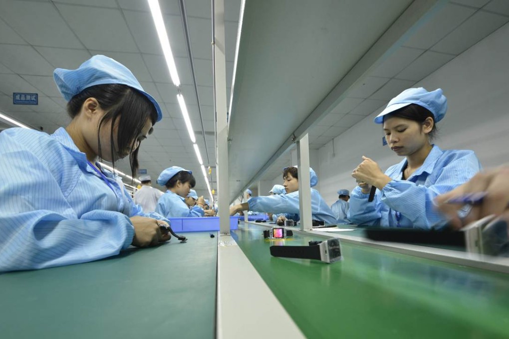 The slowdown in the Chinese economy along with the overcapacity in the mobile phone market has hurt local players. Photo: AFP