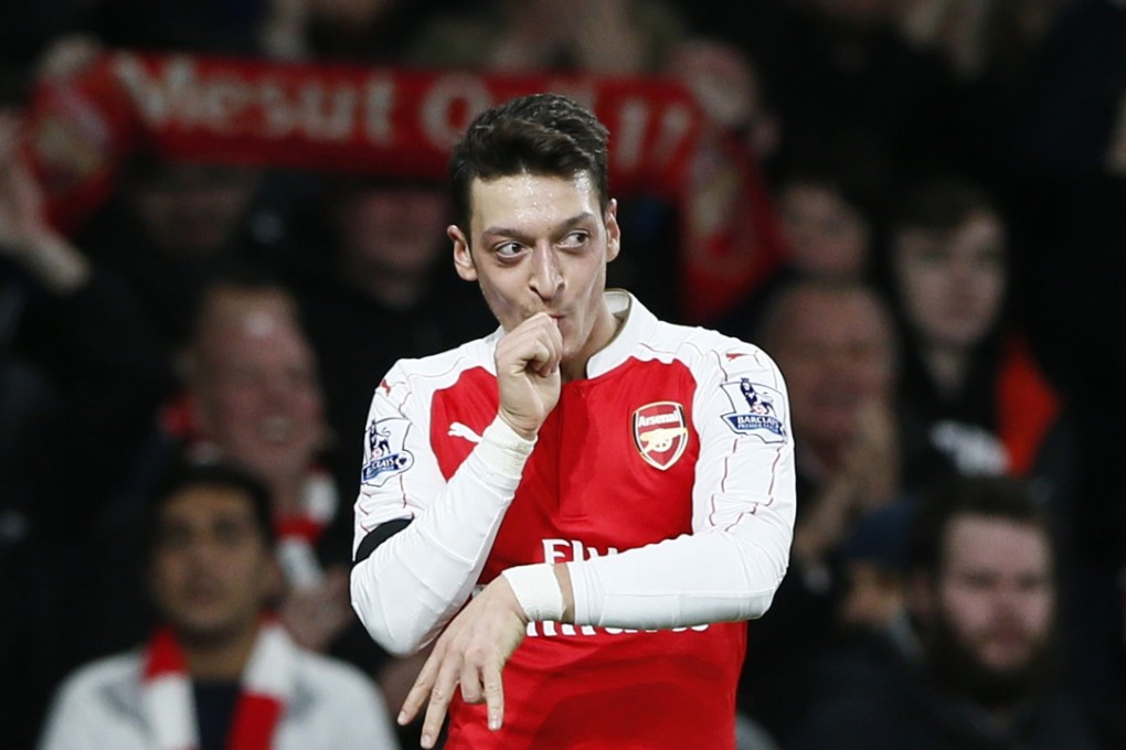 Arsenal's Mesut Ozil has been peerless in the Premier League so far this season. Photo: Reuters