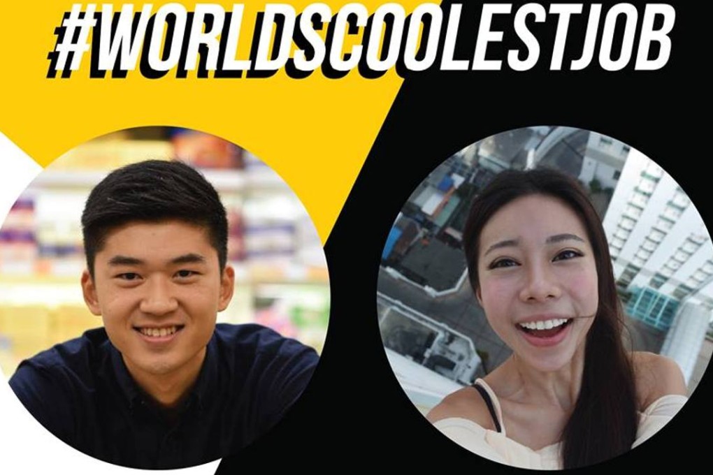 Andy Lau (left) and Danielle Lin