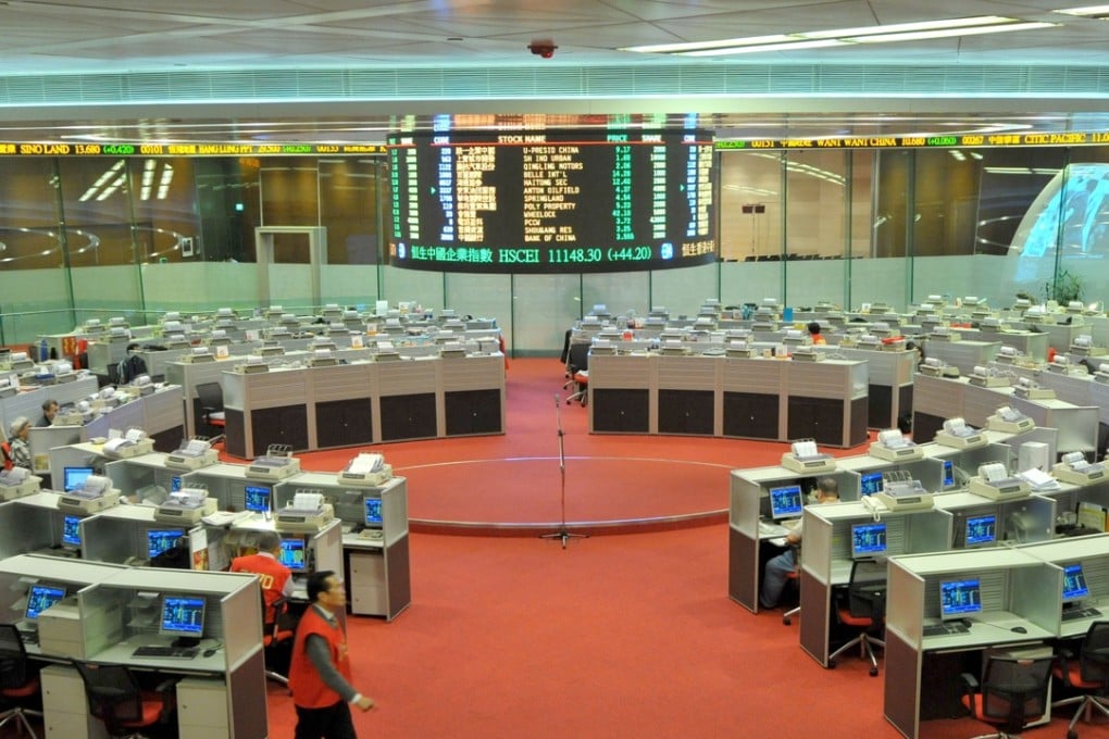 The trading floor of the Hong Kong Exchanges and Clearing. Photo: Handout