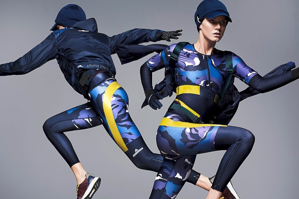 A fashionable tracksuit by Adidas x Stella McCartney.