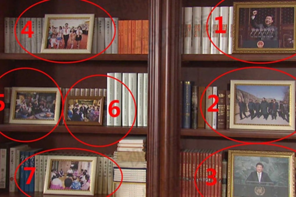 This year’s backdrop photos carried a more rural theme than last year’s more military occasions. Photo: SCMP Pictures