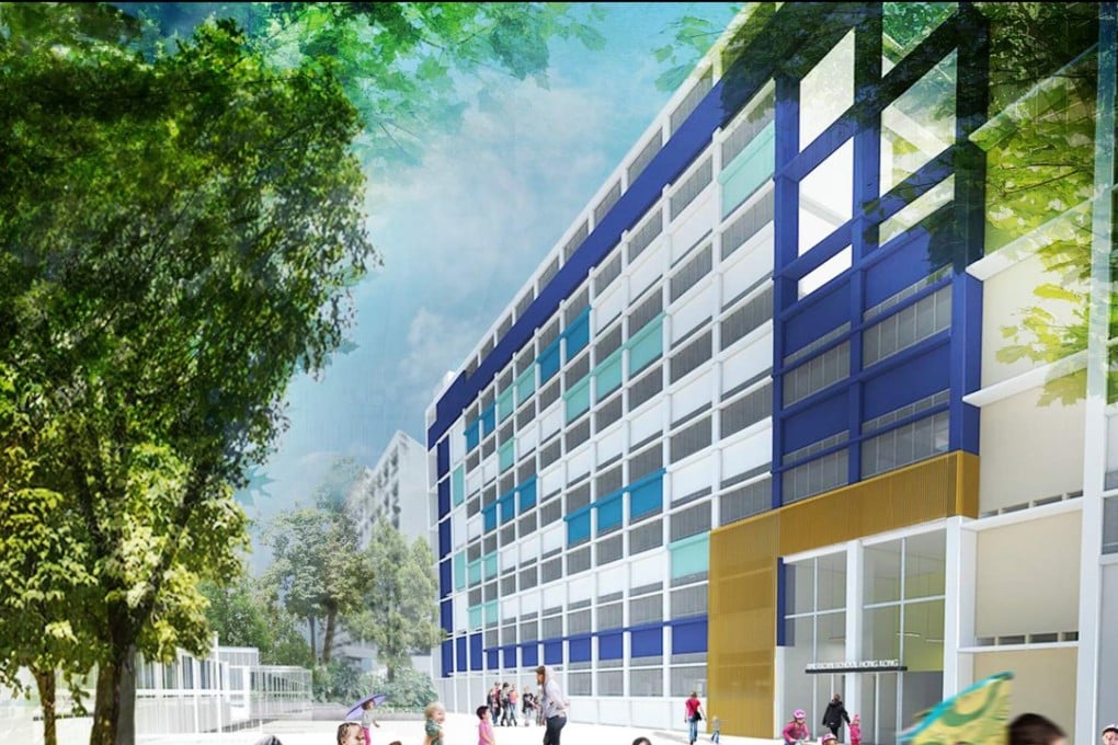 This handout image shows an artist's impression of the American School of Hong Kong.