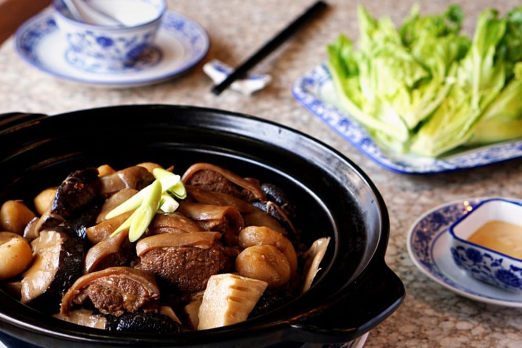 Yuet Lai Shun's traditional lamb hot pot.