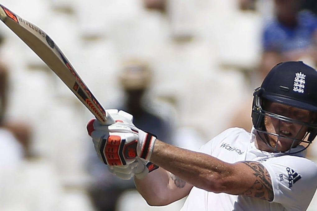 England’s Ben Stokes amassed 258 runs in a brutal display of power hitting in the second test against South Africa in Cape Town. Photo: AP