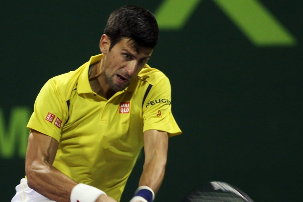 Novak Djokovic started the new season in blistering fashion with a swift win over Dustin Brown. Photo: Reuters