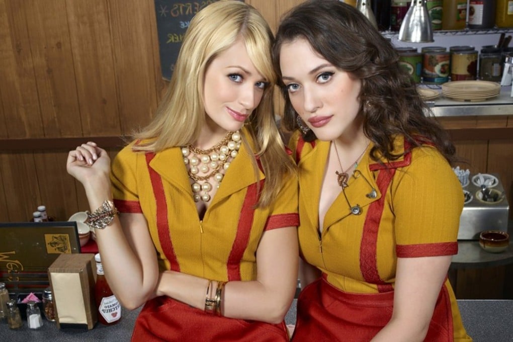 The sitcom “2 Broke Girls” topped the list of searches for US TV shows on Baidu. Photo: SCMP Pictures