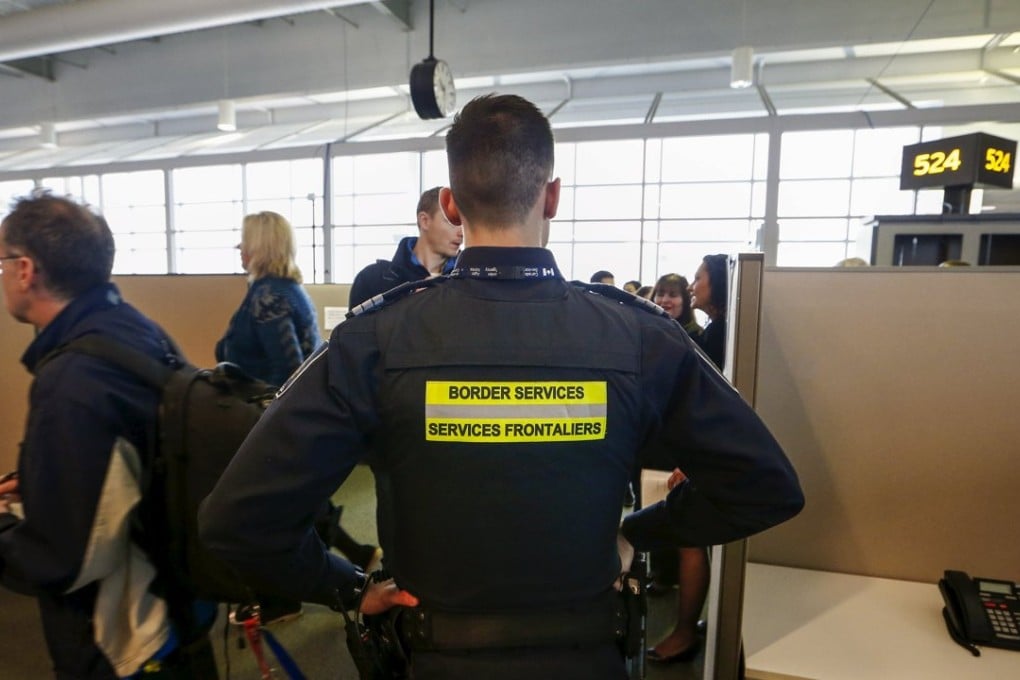 Security at Toronto’s Pearson International Airport. Photo: Reuters