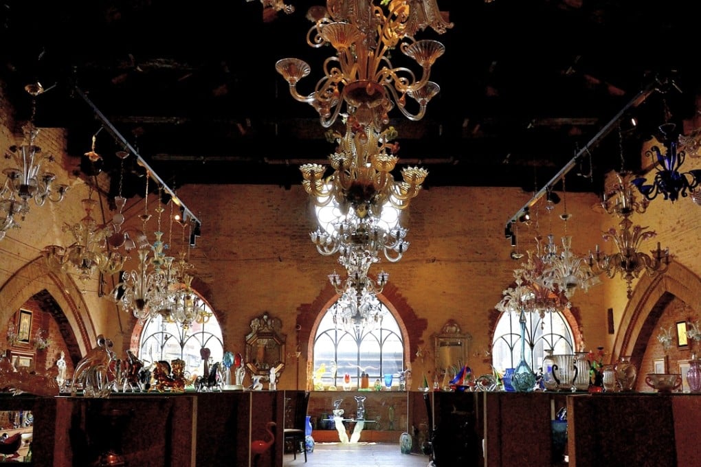 A retail and exhibition space in Ex Chiesa Santa Chiara.