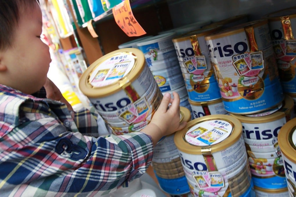 Friso formula was not available at 20 per cent of pharmacies in the five areas between May and October. Photo: Felix Wong