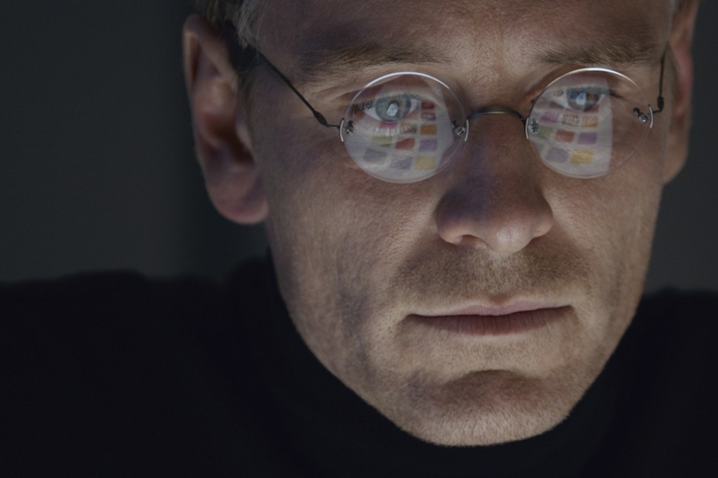 Michael Fassbender as Steve Jobs in the imminent film, written by Aaron Sorkin.