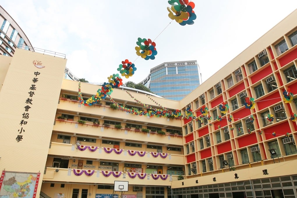 The alleged leak was discovered by a teacher at Church of Christ in China Heep Woh Primary School. Picture: Sam Tsang