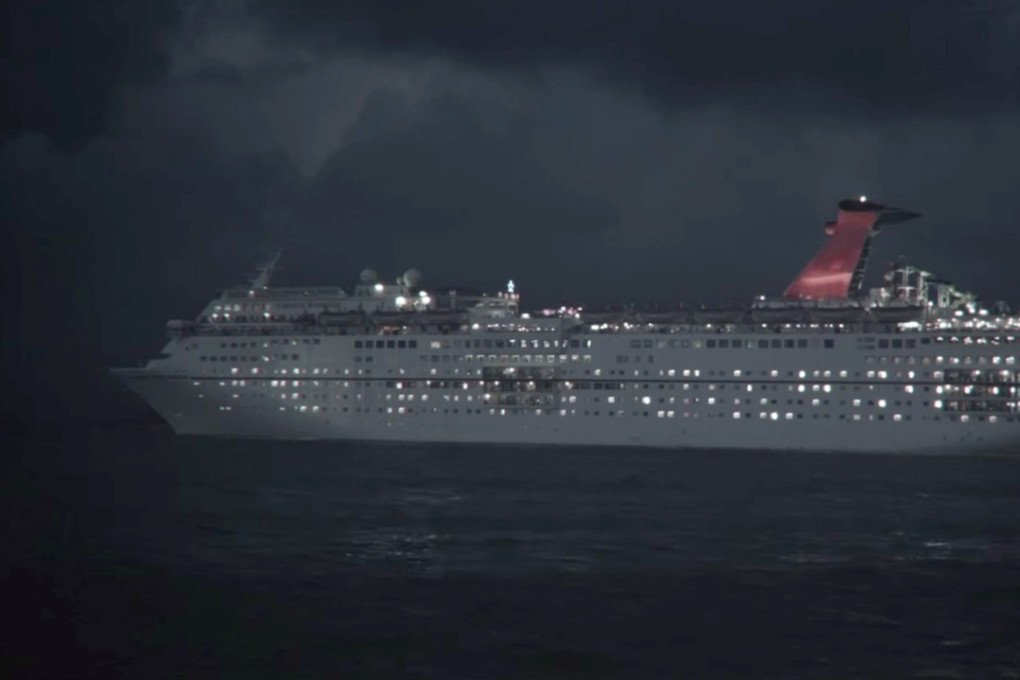 Scene from the video trailer for Passenger 23 by Sebastian Fitzek.