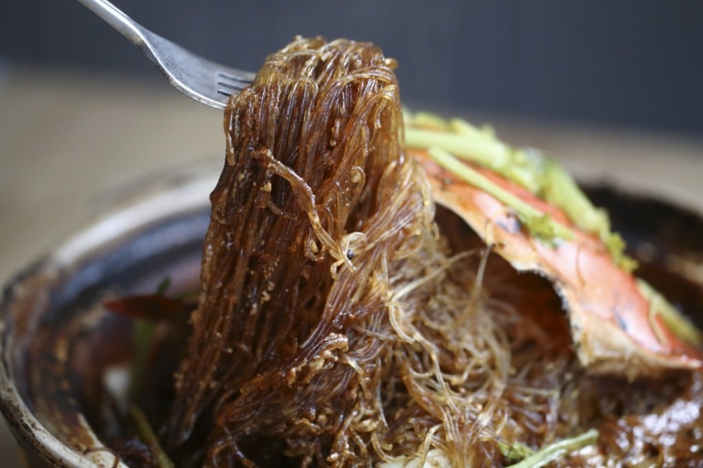 Crab and glass noodle in clay pot from Siam 28 in Causeway Bay. Photos: Jonathan Wong
