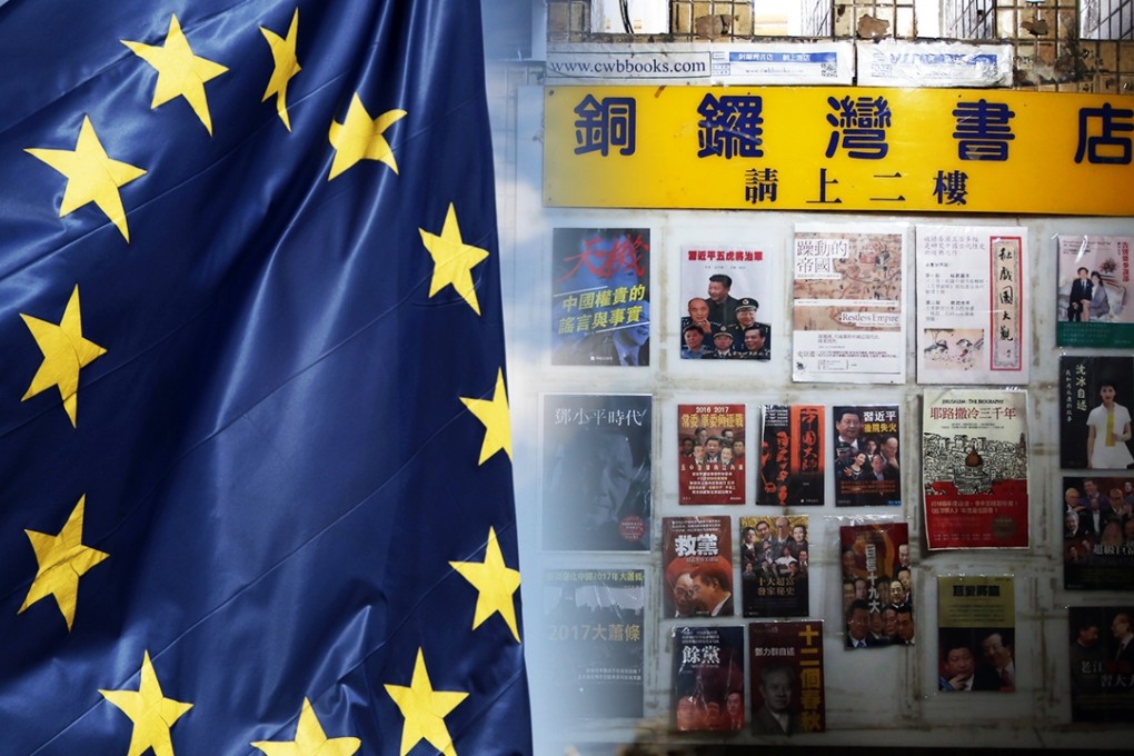 The European Union statement on the missing booksellers noted that respect for freedom of expression underpins all free societies. Photos: AP, Sam Tsang