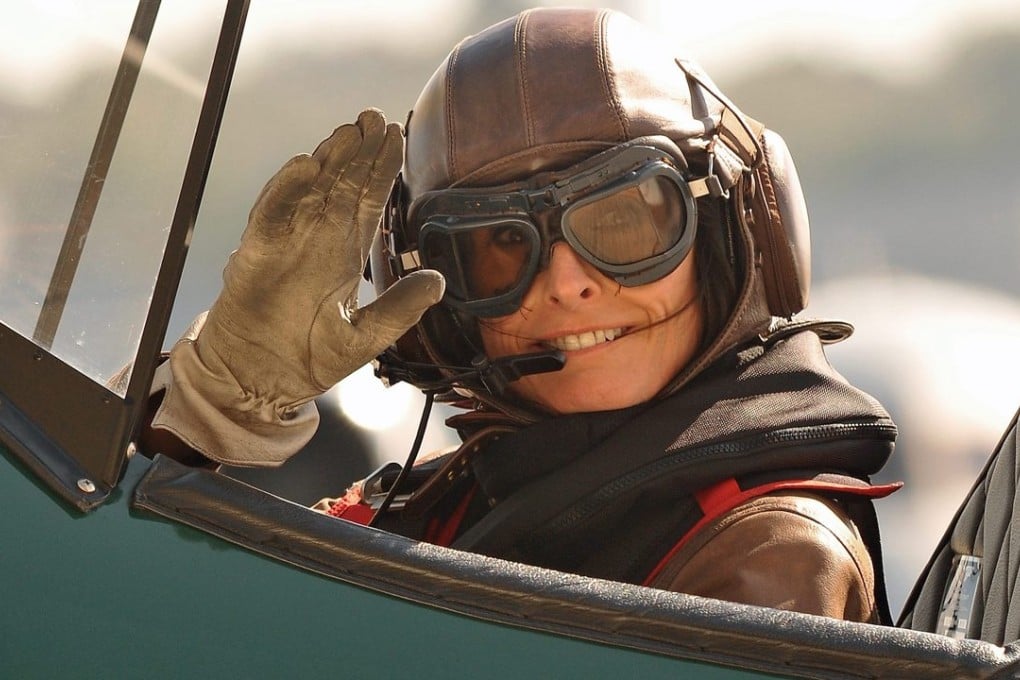 Tracey Curtis-Taylor's flight is in honour of Amy Johnson and her epic solo flight to Australia in 1930. Photo: EPA
