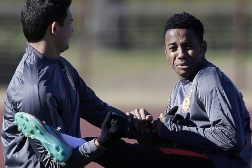 Former Manchester City player Robinho is among the Brazilian stars who have been lured to China. Photo: EPA