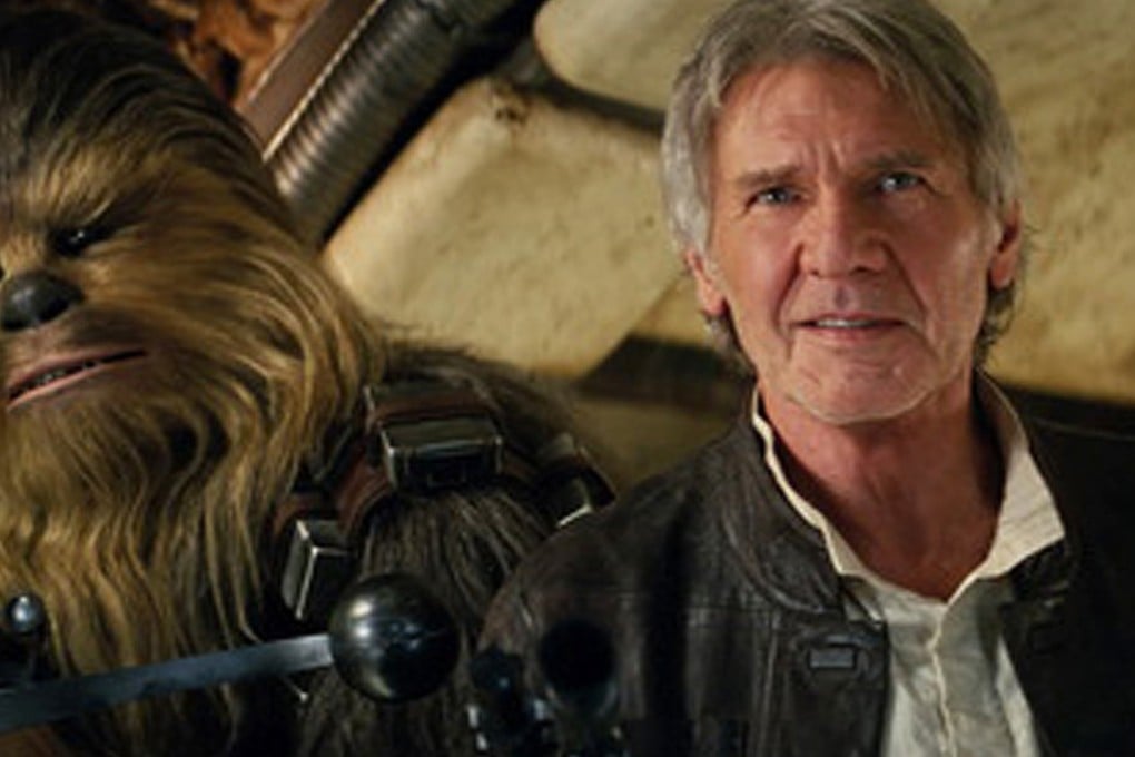 Harrison Ford reprises his role as Han Solo in Star Wars: The Force Awakens, which has broken box office records. Photo: Lucasfilm/AP