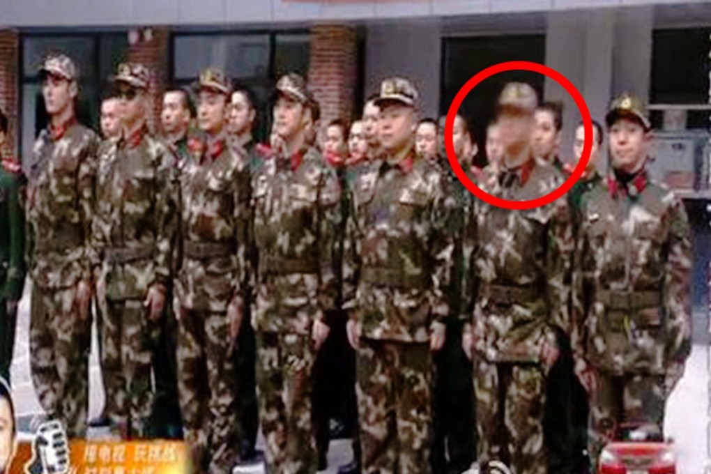 Wong Hei's face is pixelated in a still from the programme aired on state television. Photo: SCMP Pictures