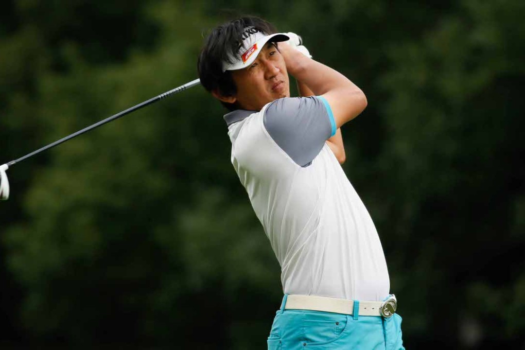 Australia’s Unho Park, who appears to have a mortgage on the HKPGA Championship, was out in front again on Monday. Photo: Daniel Wong