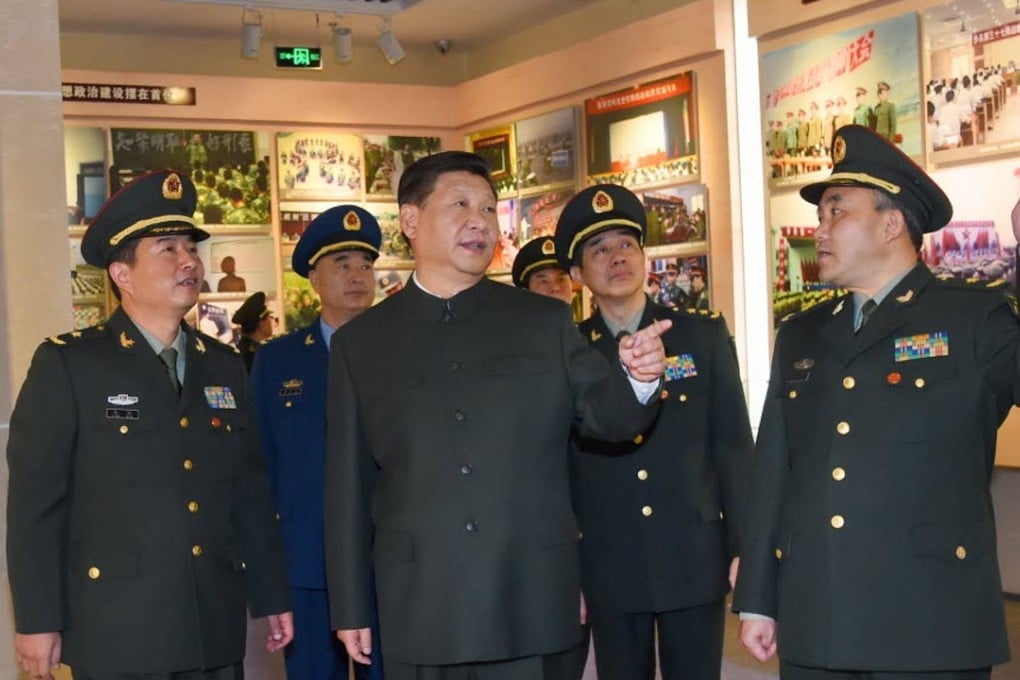 China’s President Xi Jinping (centre) is overhauling the military in a move analysts say is aimed at centralising his power. Photo: Xinhua