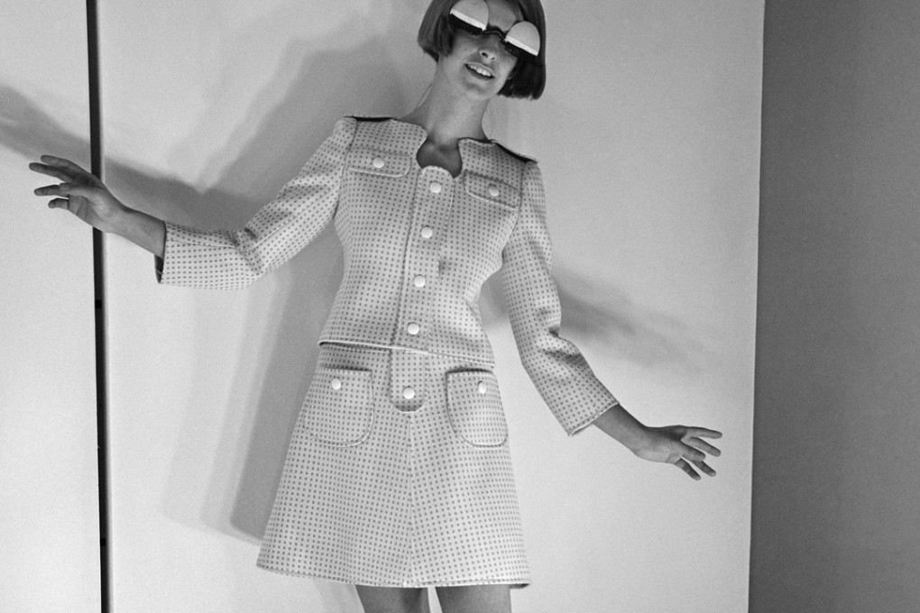 A mini dress from the spring-summer 1970 collection by Andre Courreges. Photo: AFP