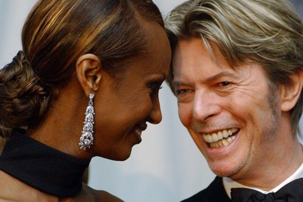 In this June 3, 2002, file photo, Iman and her husband David Bowie arrive at the Council of Fashion Designers of America Fashion Awards in New York. The couple had been married for 23 years before Bowie’s death on Sunday. Photo: AP