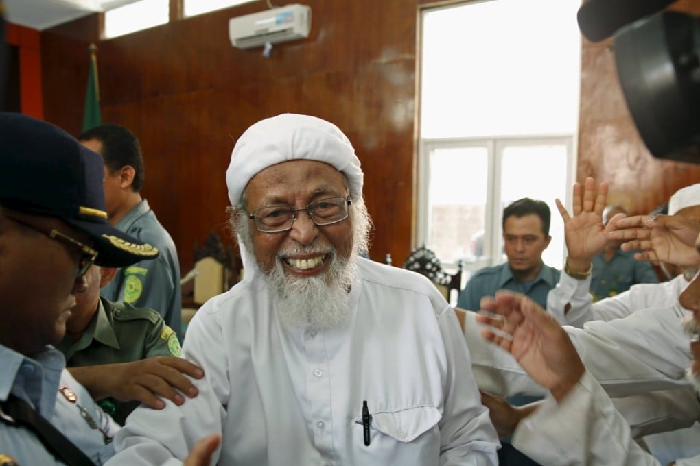 Indonesian radical Muslim cleric Abu Bakar Bashir. Photo: Reuters