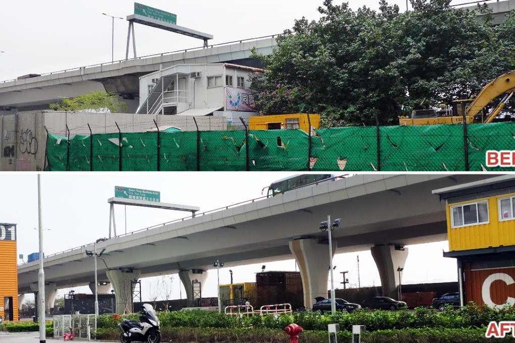 Before and after – the government will spend up to HK$20 million to construct facilities to transform the area.