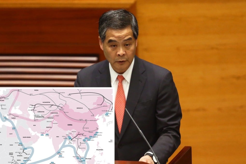 Chief Executive Leung Chun-ying delivers his full-year policy address at the Legislative Council’s chamber. Photo: Sam Tsang.