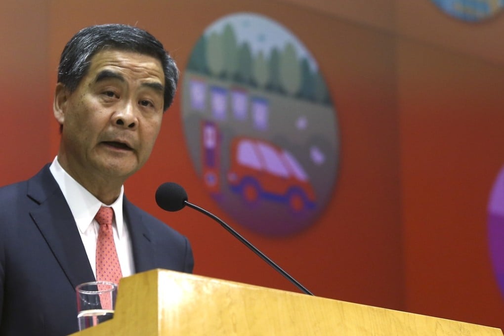 Chief Executive Leung Chun-ying announced the appointment of a Commissioner for Sports during his policy address on Wednesday. Photo: Sam Tsang