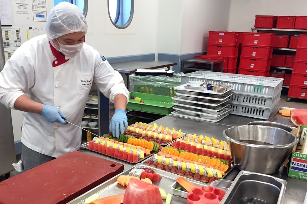 Last year the carrier’s catering services produced on average more than 81,000 meals a day for 43 airlines. Photo: Celine Ge