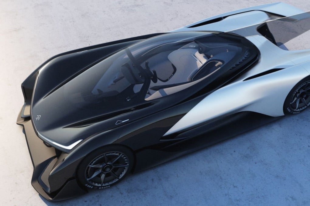 The FFZERO1 prototype vehicle from Faraday Future and China’s LeTV seats one person and has 1,000 horsepower. Photo: Faraday Future