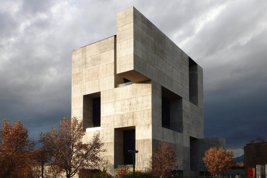The Angelini Innovation Centre at Catholic University in Santiago, Chile, designed by Alejandro Aravena and Juan Cerda. The design embodies the iconoclastic approach by Arevena, the 2016 Pritzker Architecture Prize Laureate. Photo: AP