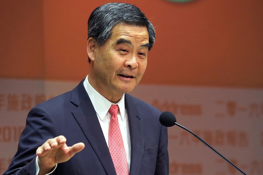(wed)522 Cantonese-speaking residents aged 18 or over were asked in random phone interviews to rate the chief executive’s policy speech. Photo: AFP