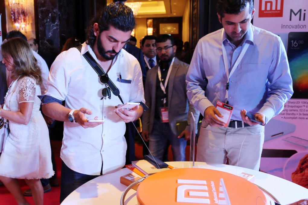 Xiaomi launched its products in Dubai, the United Arab Emirates on Wednesday in partnership with Dubai-based Task FZCO. Xiaomi ranked as the world's fifth-largest producer of cell phones in the third quarter, down from No 3 one year earlier. Photo: Xinhua