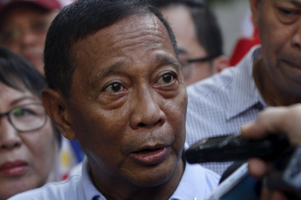 Philippine Vice-President Jejomar Binay. Photo: Reuters