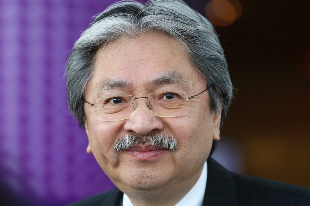 Tsang appearing before the media at Chinese University in December. Photo: Jonathan Wong