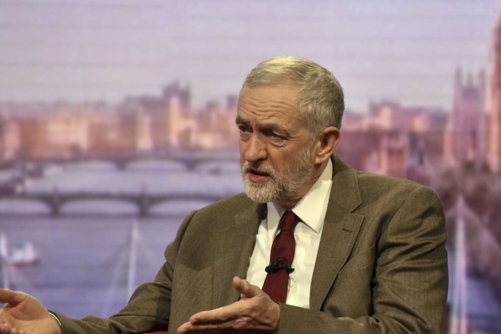 Britain's opposition Labour Party leader Jeremy Corbyn speaks on the BBC in London, January 17, 2016. Photo: Reuters