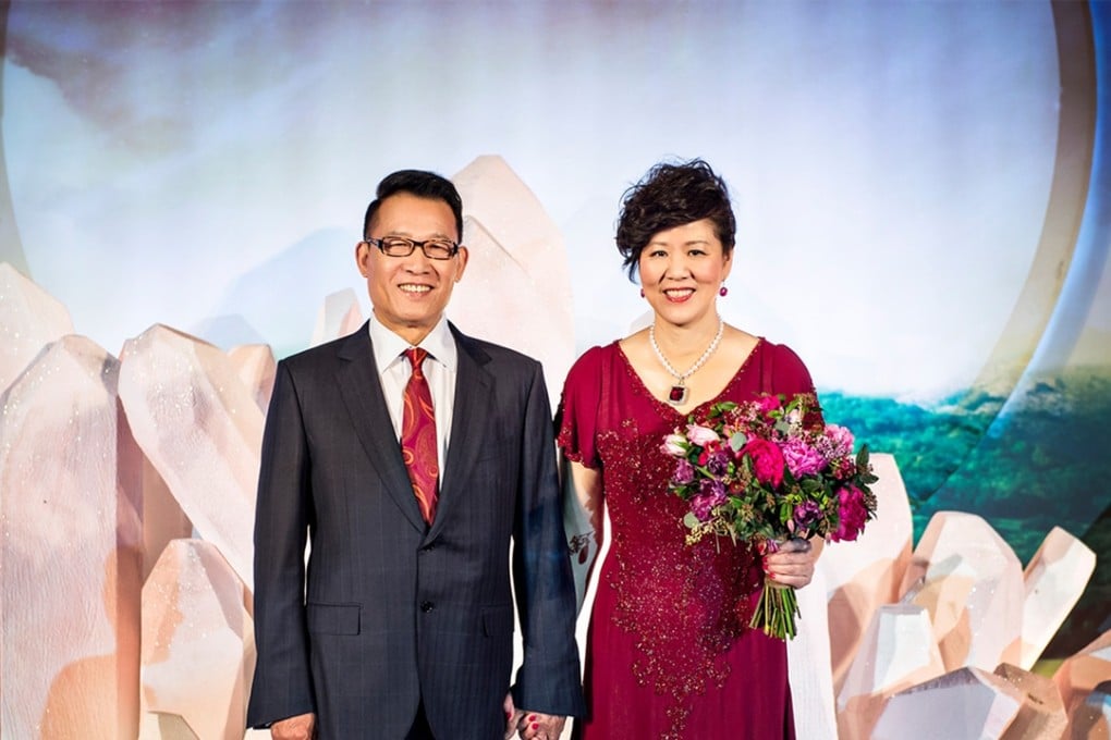National volleyball coach Lang Ping and husband Professor Wang Yucheng at their wedding in Beijing. Photo: SMP Pictures