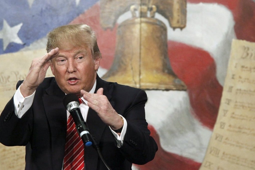 US Republican presidential candidate Donald Trump speaks at the South Carolina Tea Party Coalition Convention in Myrtle Beach, South Carolina, January 16, 2016. Photo: Reuters