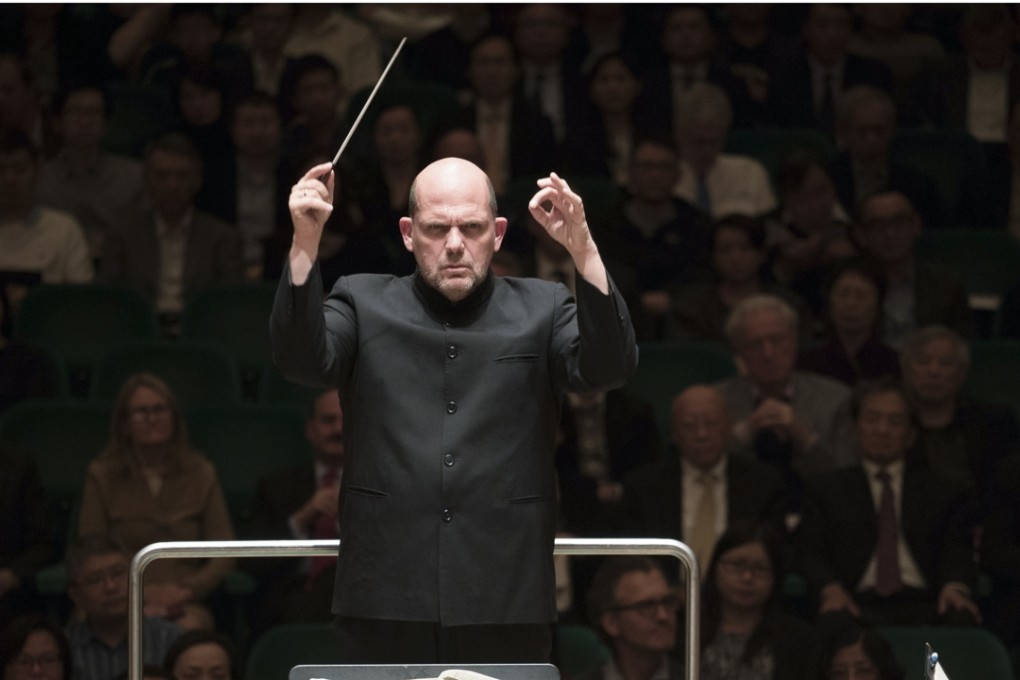 Hong Kong Philharmonic Orchestra music director Jaap van Zweden at the rostrum. “I just pull it out of them – they are great players.,” he says of making music with the orchestra.