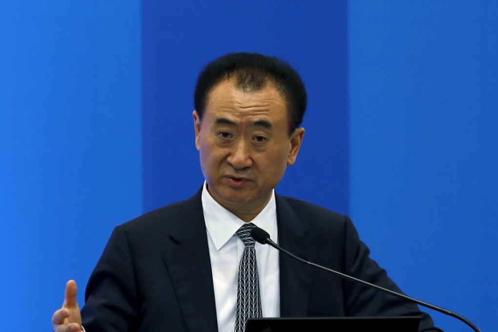 Wang Jianlin, Chairman of Dalian Wanda Group in China, speaks before a dialogue session during the Asian Financial Forum in Hong Kong, China, January 18, 2016. Photo: Reuters